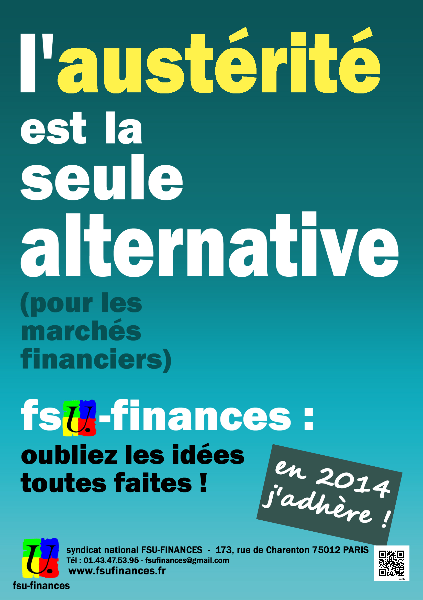 Austérité chance bleu