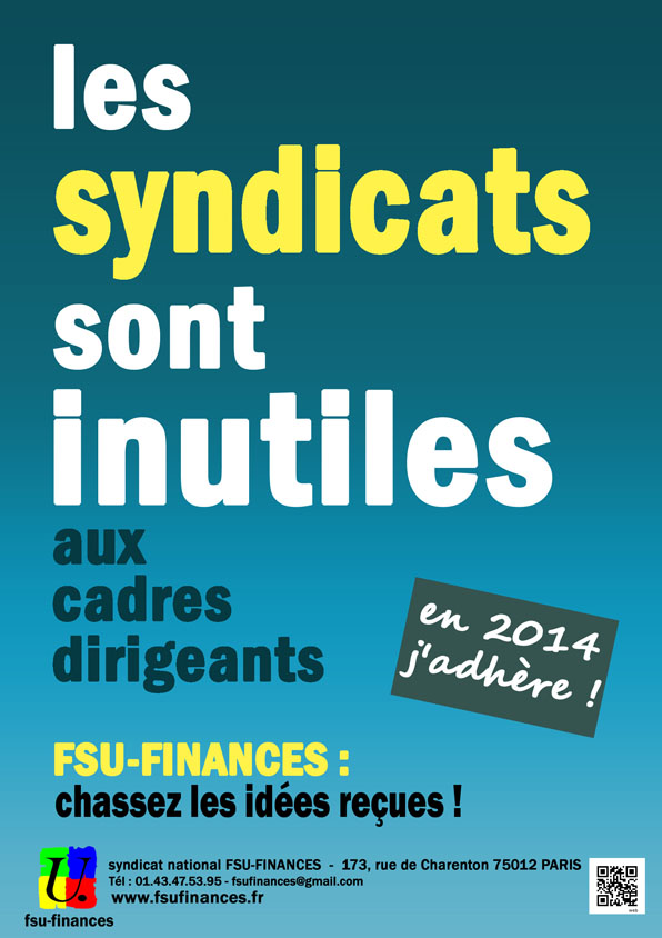 Syndicats inutiles bleu